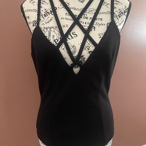 WINDSOR Black Bodysuit